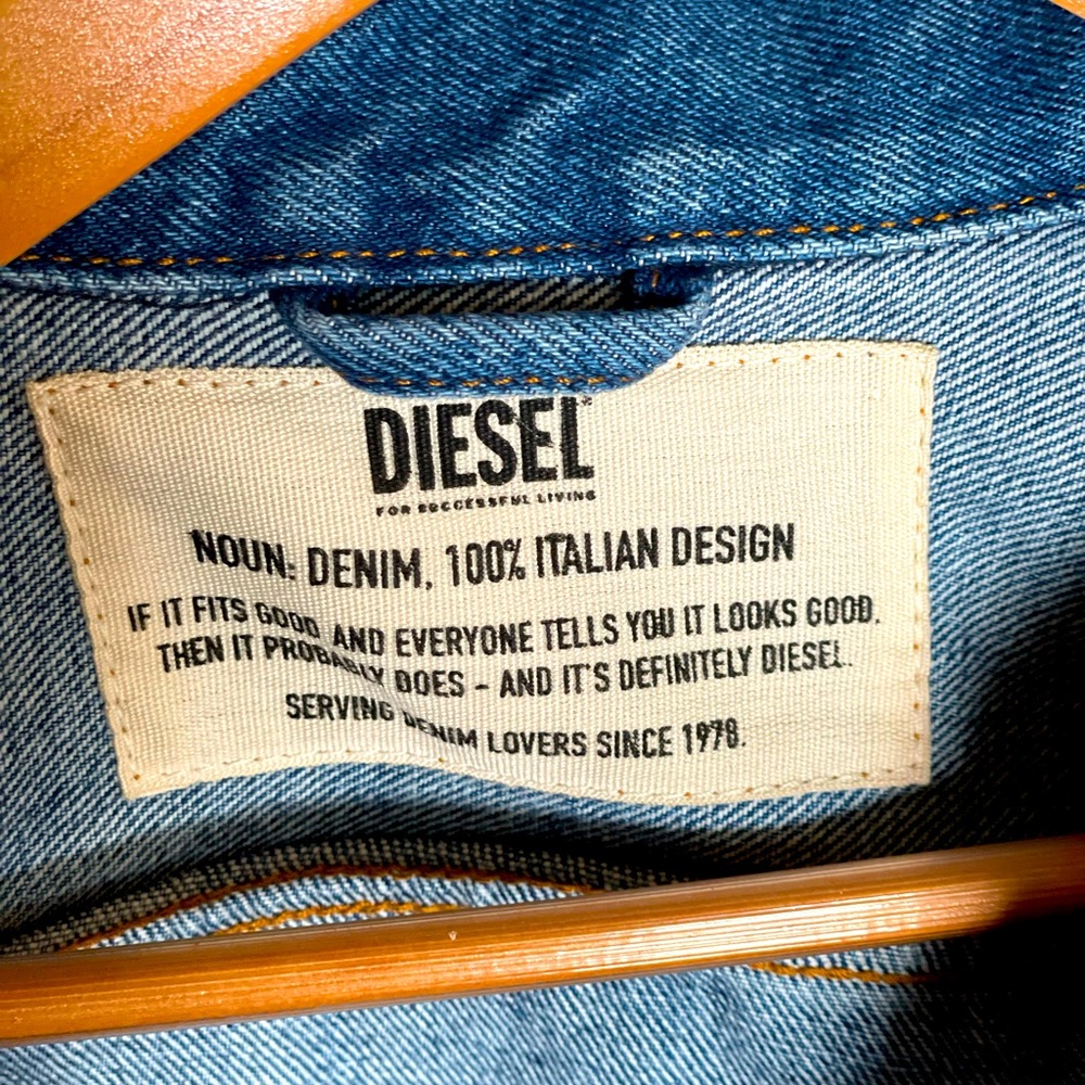 authentic diesel denim jacket